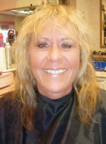 Thin frizzy hair, before having extensions