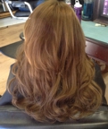 After having hair extensions added